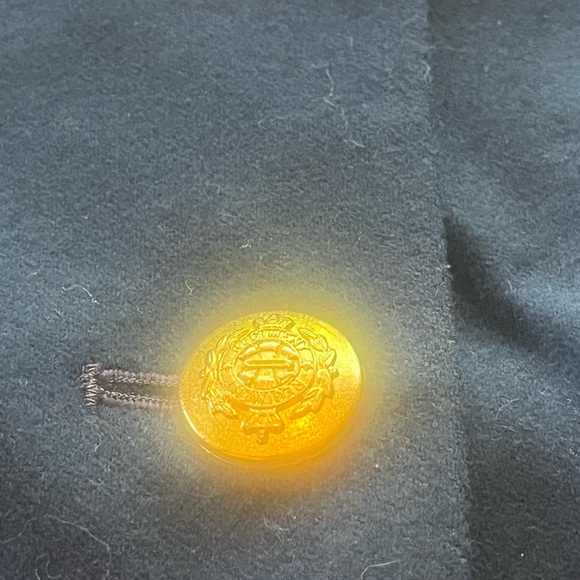 Pendleton Plus Vintage Navy Blue Wool Blazer Gold Crest Buttons Size 22 ? Jacket - Picture 3 of 8